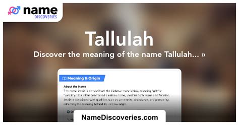 how to spell tallulah|Meaning And Origin Of The Name Tallulah